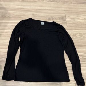 32 Degrees Women's Black Long Sleeve Tee